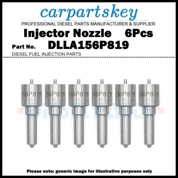 6Pcs Injector Nozzle DLLA156P819 for Mercedes Benz OM904 OM906 OM909 A0040171121