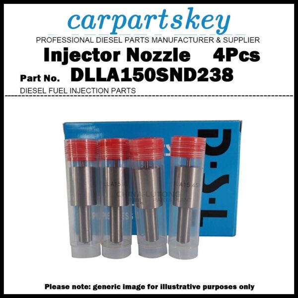 4x Fuel Injector Nozzle 093400-2380 DLLA150SND238 for HINO 700 Profia F17D F17DT