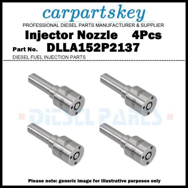 4 Injector Nozzle DLLA152P2137 for Peugeot 207 308 Partner Expert 1.6 9687069280