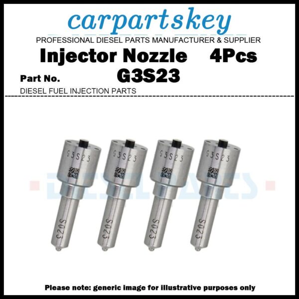 4Pcs Injector Nozzle G3S23 for Caterpillar CAT C4.4 370-7286 3454124 295050-0410