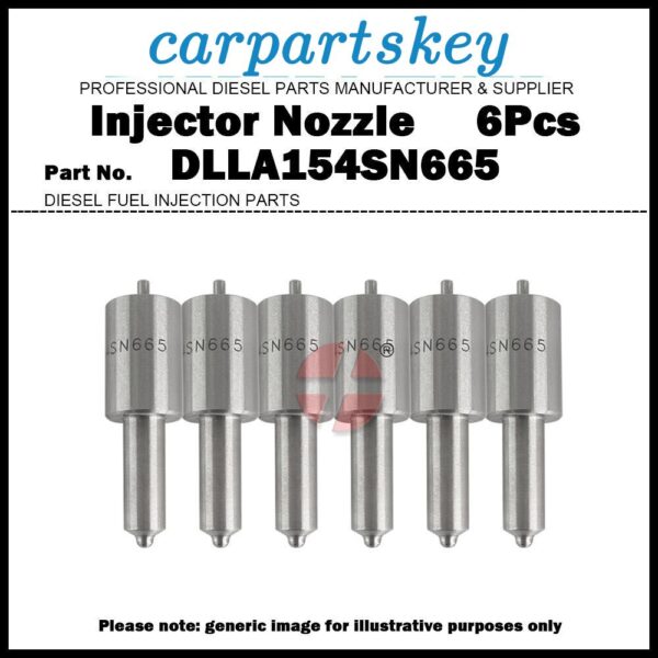 6x Injector Nozzle DLLA154SN665 for ISUZU GIGA 8PC1 10PC1 12PC1 8PE1 10PE1 12PE1