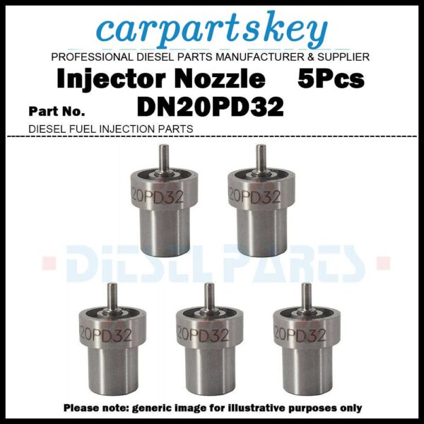 5Pcs Injector Nozzle DN20PD32 for TOYOTA 1PZ 23600-18010 23600-19015 23600-18020