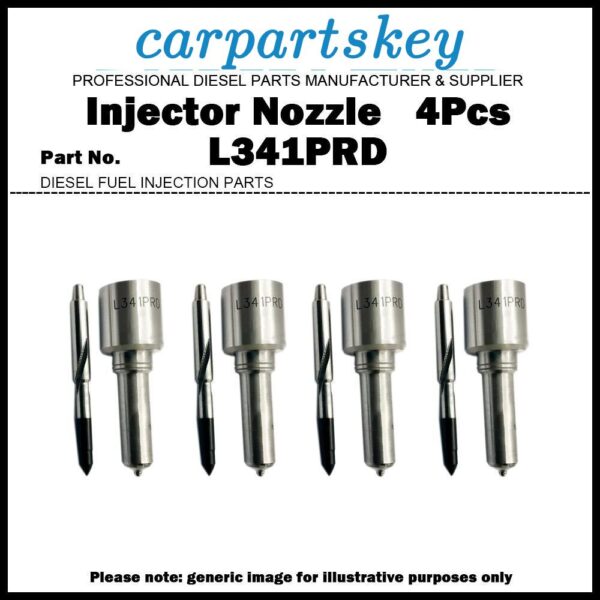 4x Injector Nozzle L341PRD for Ssangyong Actyon Sports Rexton 2.0 XDi EMBR00301D