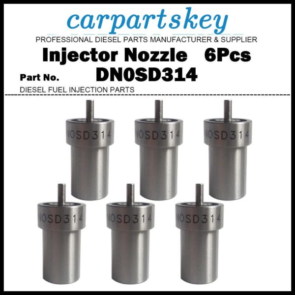 6Pcs Injector Nozzle DN0SD314 for Mercedes Benz W124 W140 300D 300TD 300SD OM603