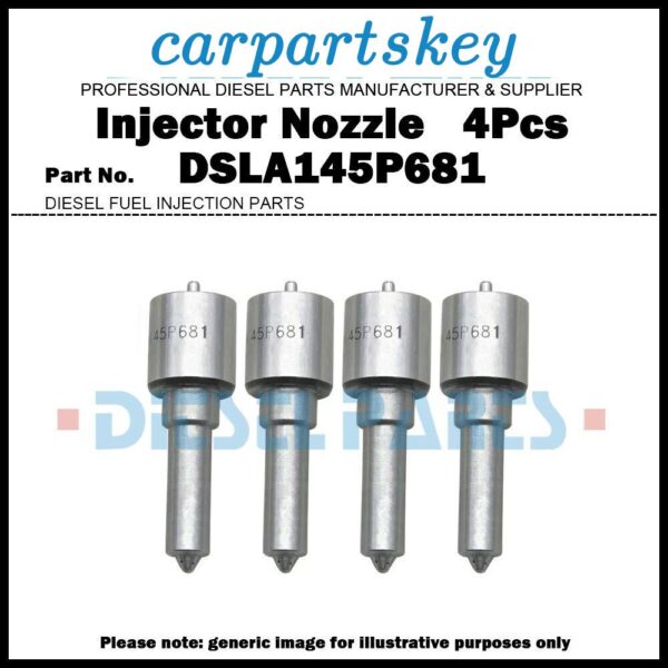 4Pcs Fuel Injector Nozzle DSLA145P681 for VW 17.210 23.210 6BTAA 5.9D 0432133837