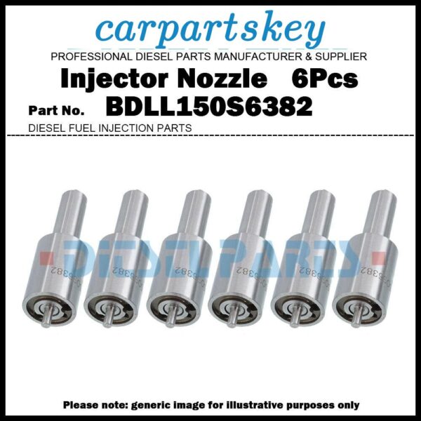 6Pcs Fuel Injector Nozzle BDLL150S6382 2646677 5621125 for Perkins 6.354 6.354.4