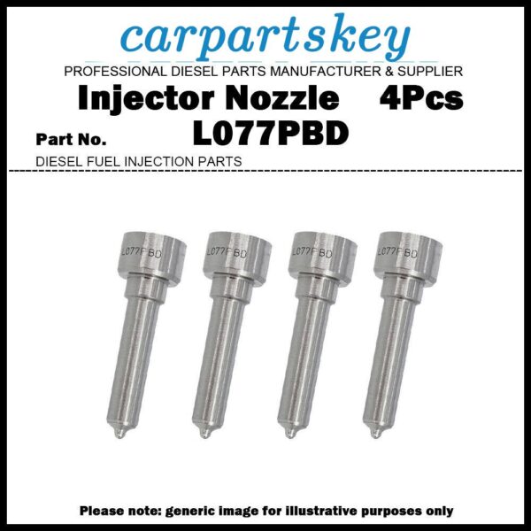 4x Injector Nozzle L077PBD for 2000-06 Ford Transit 2.4 TDi TDe RMYC1Q-9K546-CG