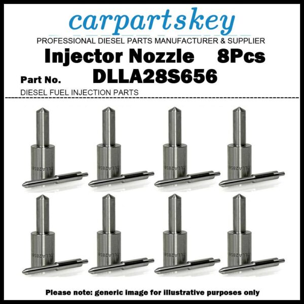 8x Injector Nozzle 0433271322 DLLA28S656 for Deutz F6L413 F8L413 F10L413 F12L413