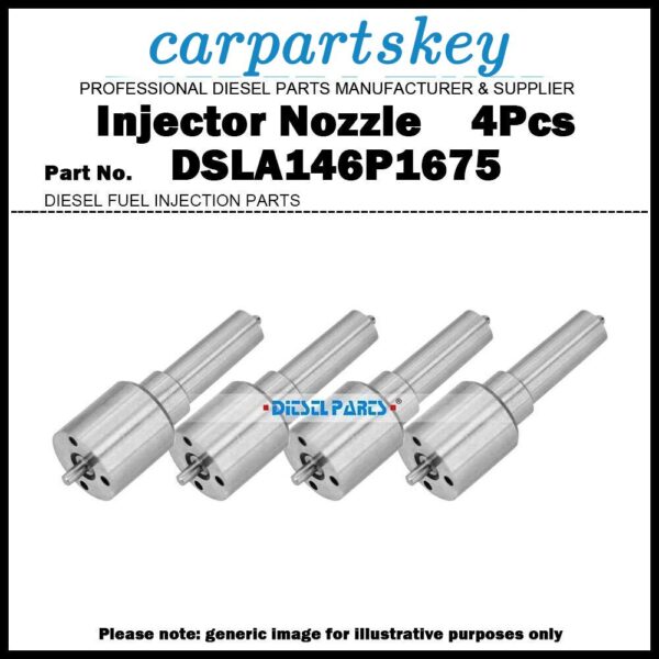 4x Fuel Injector Nozzle DSLA146P1675 for Komatsu 4D95LE 0445110307 6271-11-3100