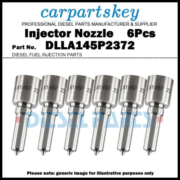 6x Fuel Injector Nozzle DLLA145P2372 for Cummins QSB 4.5/6.7d 0445124019 5289266