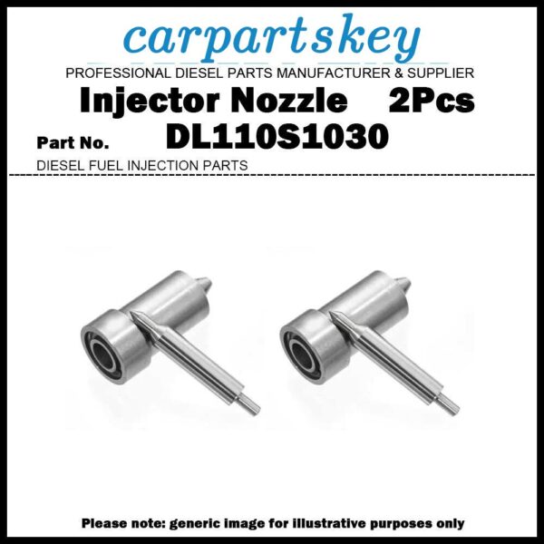 2x Fuel Injector Nozzle DL110S1030 BDL110S6267 0433250055 1852160M1 for Perkins
