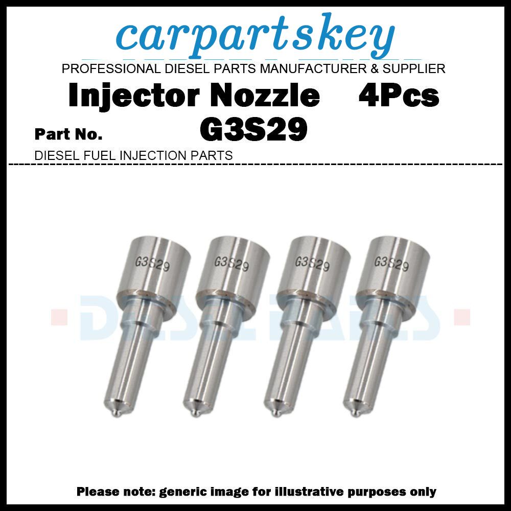4x Fuel Injector Nozzle G3S29 for ISUZU D-MAX Holden Rodeo RA 4JJ1 8-98238318-0