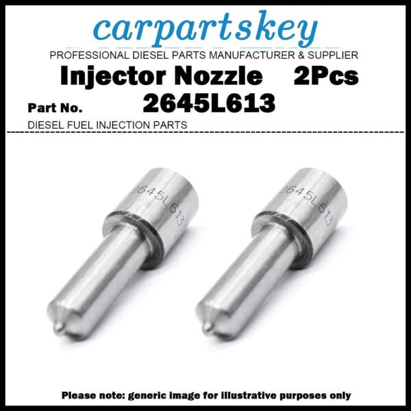 2Pcs Fuel Injector Nozzle Tips 2645L613 for Perkins Injector 2645L014 2645L020