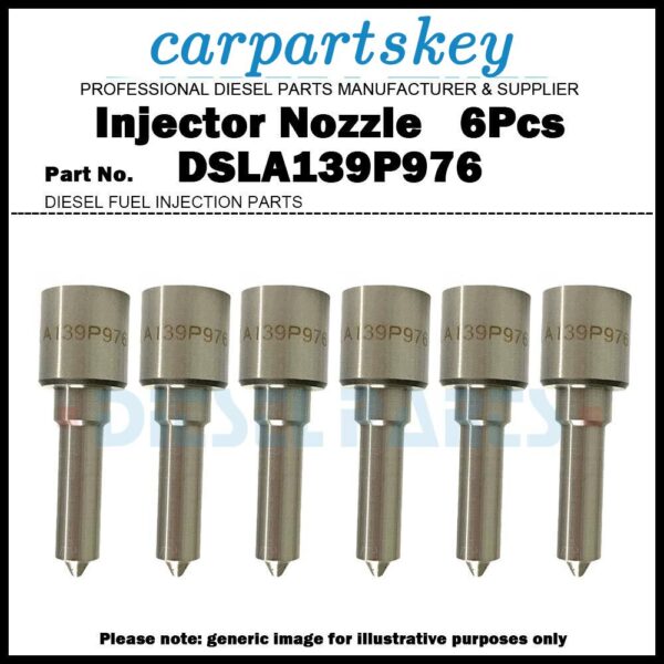 4Pcs Fuel Injector Nozzle DSLA139P976 for GMC 3500 / Chevrolet Silverado 6.07T