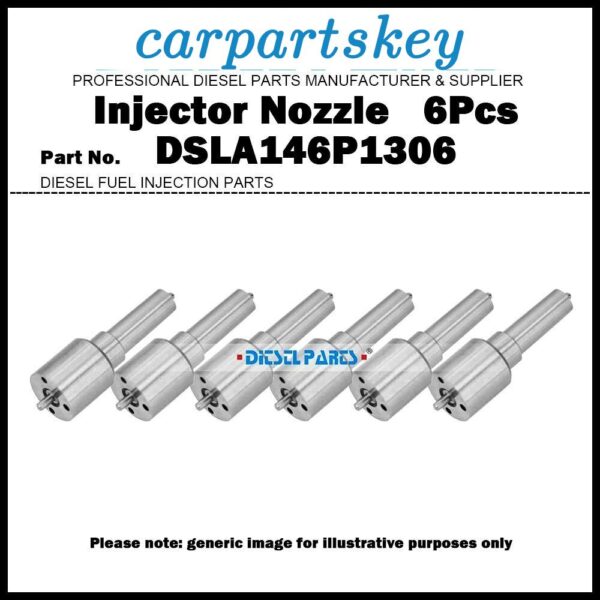 6Pcs Diesel Fuel Injector Nozzle Tips DSLA146P1306