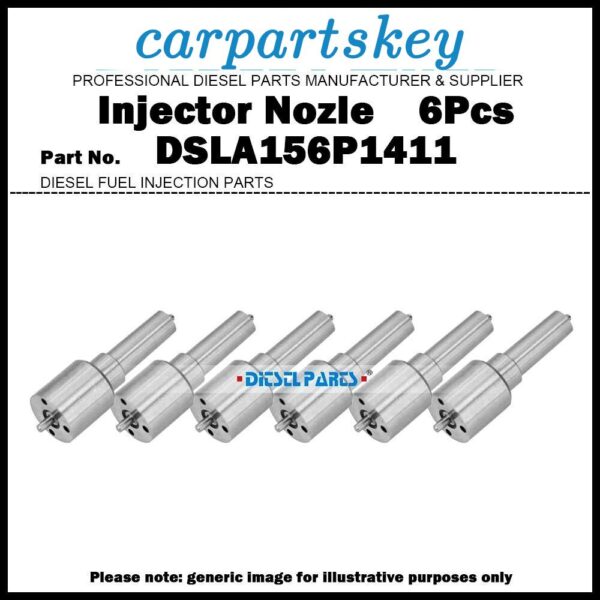 6x Fuel Injector Nozzle DSLA156P1411 for MERCEDES BENZ 1728 2428 LT1725 OM906LA