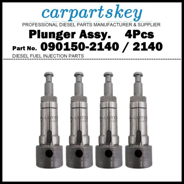 4Pcs Pump Element Plunger and Barrel 2140 214-0 090150-2140 for Toyota B 2B Dyna