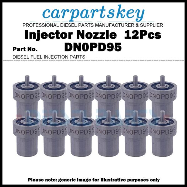 12x Diesel Fuel Injector Nozzle DN0PD95 for Kubota V1903 V2203 V2403 16454-53003