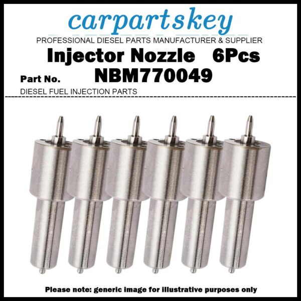 6x Fuel Injector Nozzle NBM770049 ADB150M208-7 687214C1 for Navistar DT466 DT360