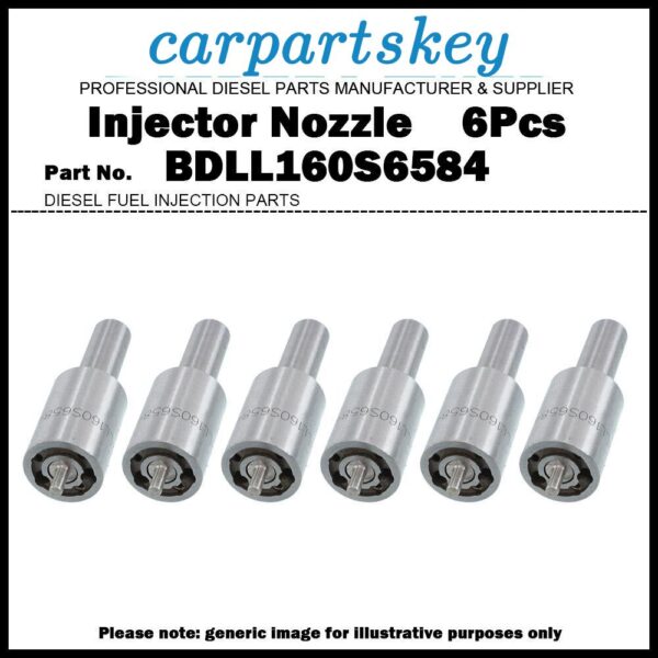6Pcs Fuel Injector Nozzle BDLL160S6584 5621628 DOP160S426-4496 for AWD BEDFORD