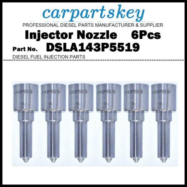 6x Fuel Injector Nozzle DSLA143P5519 for 2003-2004.05 Dodge Ram 5.9L 0445120255