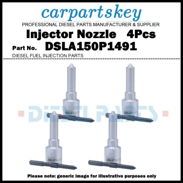 4x Injector Nozzle DSLA150P1491 for VW Skoda Seat 1.9TDI 0414720313 038130073BN