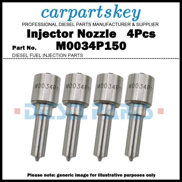 4x Fuel Injector Nozzle M0034P150 for Ford Ranger 2.2d A2C8139490080 CK4Q9K546AA