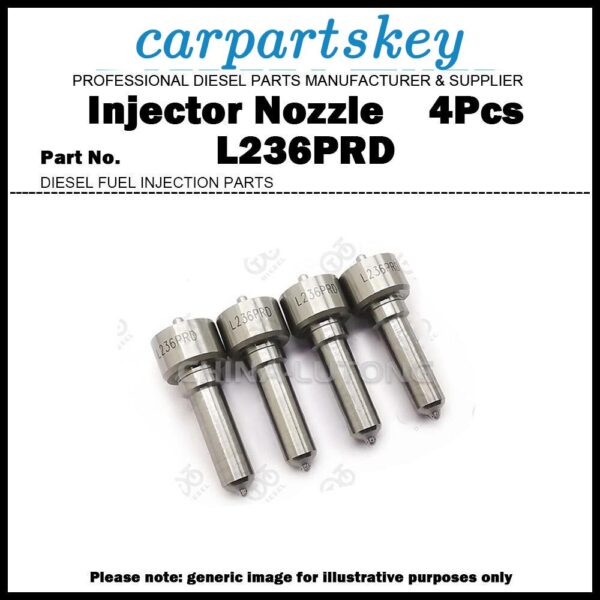 4x Injector Nozzle L236PRD for Mercedes Benz W211 S211 E200 E220 CDI A6460700987