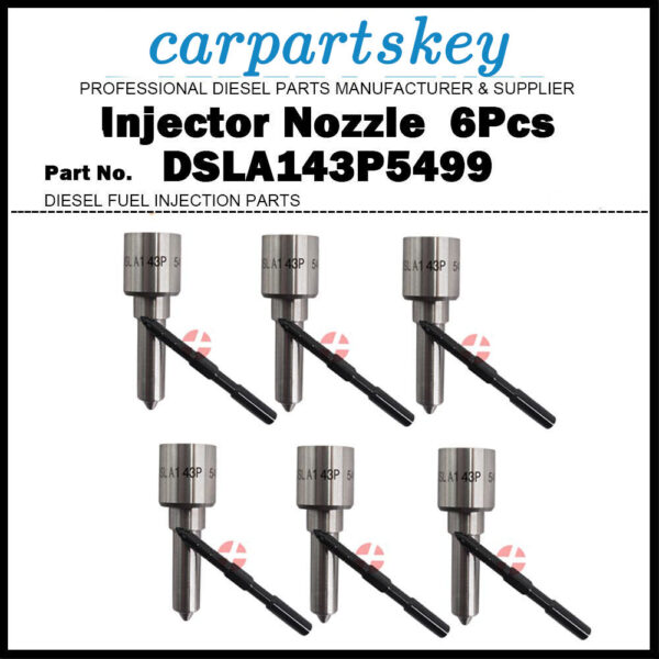 6Pcs Injector Nozzle DSLA143P5499 0433175499 for 03-04 Dodge Ram 5.9d 0445120210