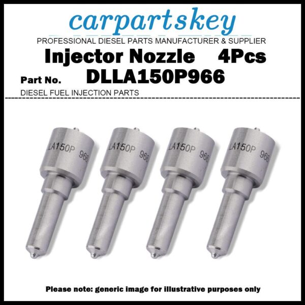 4Pcs Injector Nozzle DLLA150P966 for Toyota Hiace Hilux 2.5d 2KD-FTV 23670-30150
