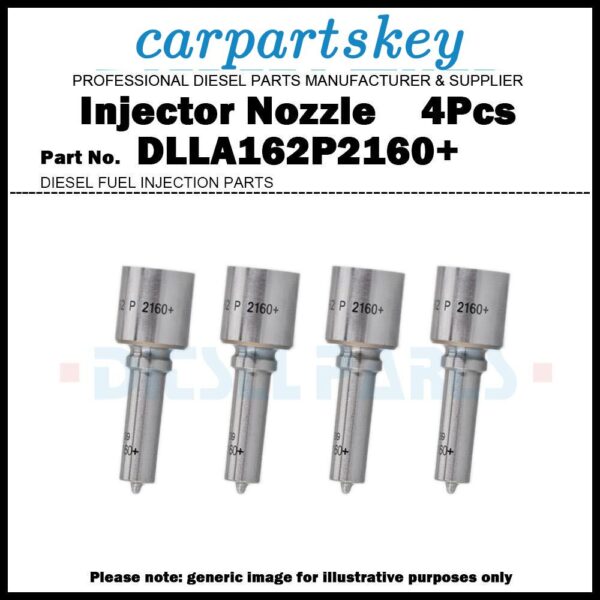 4x Injector Nozzle DLLA162P2160+ for VW Amarok Golf 2.0TDI 03L130277J 03L130277Q