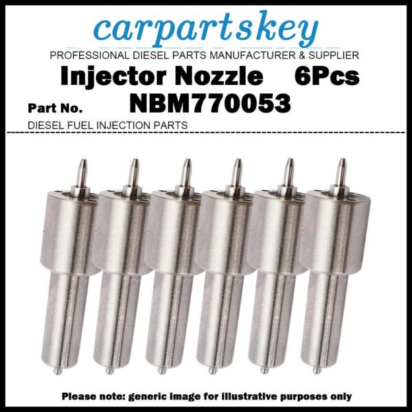 6 Injector Nozzle NBM770053 673599C1 ADB152M164-7 for CASE DT414 D436 D414 DT436