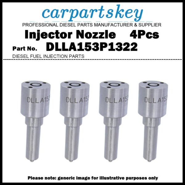 4Pcs Fuel Injector Nozzle DLLA153P1322 for Honda 2.2d 0445110172 ?16450-RMA-E01
