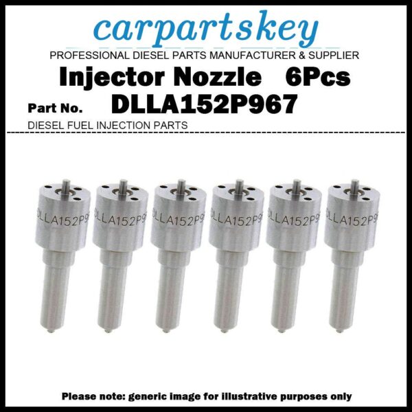 6Pcs Injector Nozzle DLLA152P967 for MAN D2866 0432191417 0432191418 0432191419