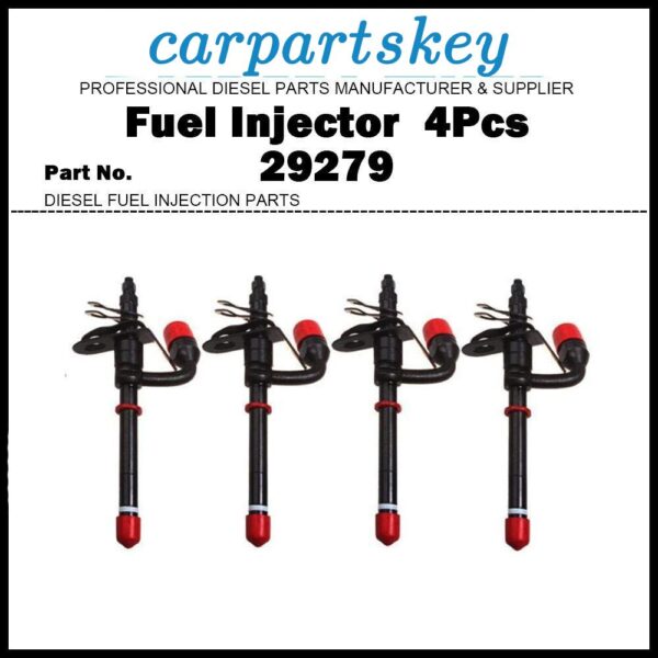 4Pcs Fuel Injector Pencil Nozzle 29279 for John Deere SE500826 SE501101 RE48786