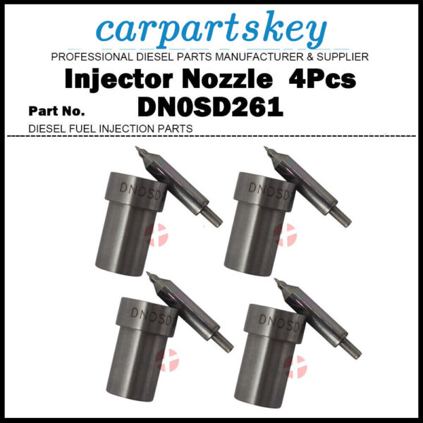 4Pcs Fuel Injector Nozzle DN0SD261 for Mercedes Benz 190D 200D OM601 OM615 OM616