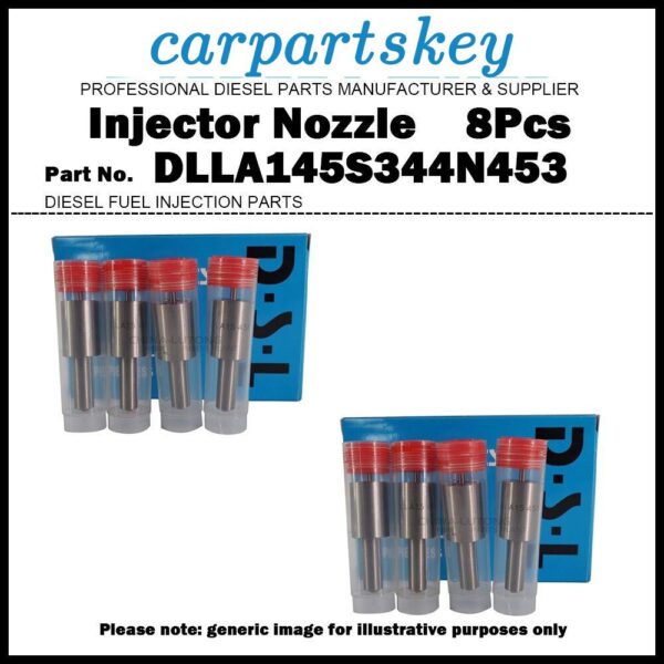 8Pcs Diesel Fuel Injector Nozzle Tips DLLA145S344N453