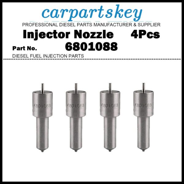 4Pcs Injector Nozzle 6801088 3640923M1 2645A613 for MF Perkins 2645A025 6701421