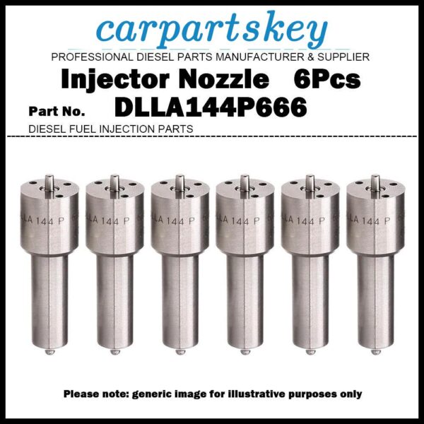6Pcs Fuel Injector Nozzle DLLA144P666 for RENAULT Midliner Midlum Premium 6.2D