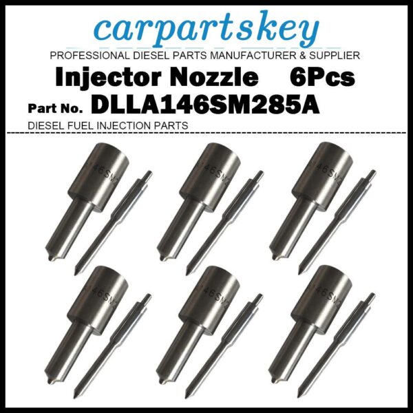6x Fuel Injector Nozzle DLLA146SM285A 105025-2850 9432612648 for DAEWOO DE12