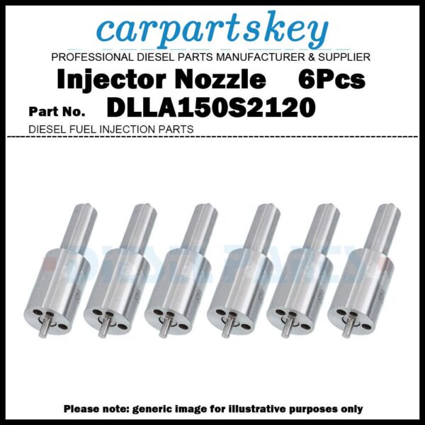 6Pcs Fuel Injector Nozzle DLLA150S2120 for MERCEDES BENZ A0010172721 A0010178521