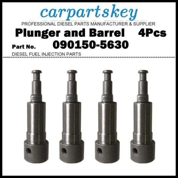 4x Plunger and Barrel 5630 090150-5630 for Mitsubishi Fuso Canter 4D33 4D35 4M51