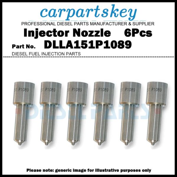6Pcs Fuel Injector Nozzle DLLA151P1089 for Mitsubishi 6M60 095000-8920 ME306398