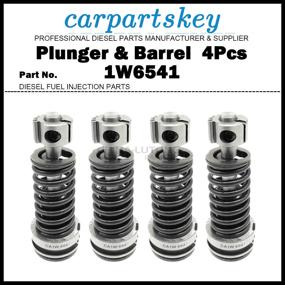 4x Fuel Pump Plunger and Barrel 1W6541 20R-5291 for Caterpillar 3204 3304 3304B
