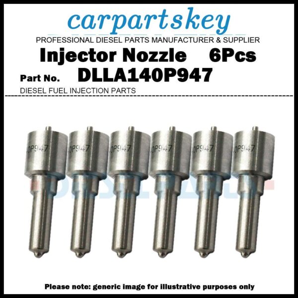 6x Fuel Injector Nozzle DLLA140P947 for IVECO EuroStar EuroTrakker Stralis 13.0D