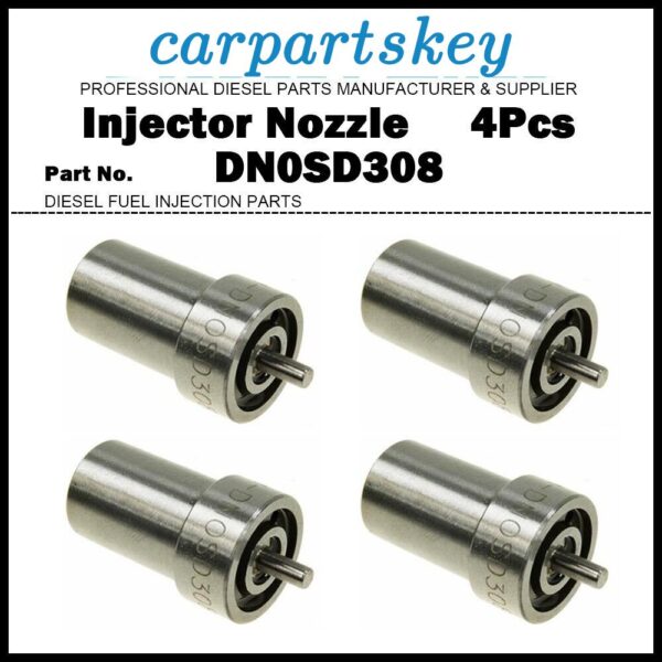 4x Fuel Injector Nozzle 0434250169 DN0SD308 for VW GOLF III 1.9TD AAZ 028130201B