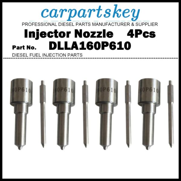 4 Fuel Injector Nozzle DLLA160P610 for Mitsubishi 4D33 4D34 093500-5270 ME014252