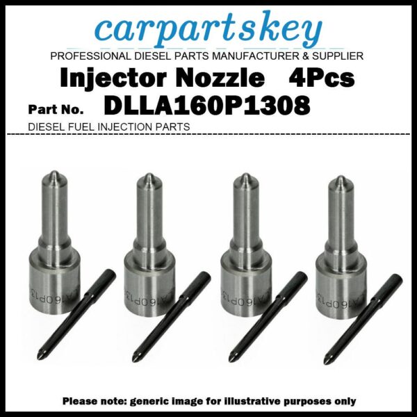 4Pcs Fuel Injector Nozzle DLLA160P1308 for BMW E53 X3 2.0d 0445110216 0445110164