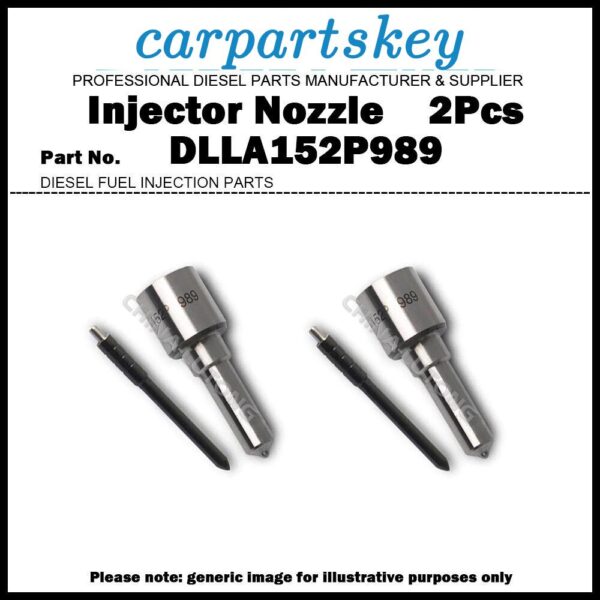 2Pcs Injector Nozzle DLLA152P989 for Hyundai D4GA D6GA 33800-52000 33800-48000