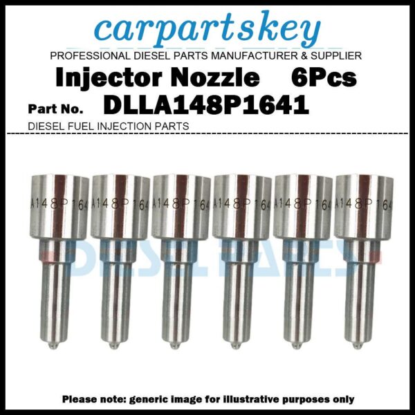 6 Fuel Injector Nozzle DLLA148P1641 for MAN TGA TGX 12.4D 0445120219 51101006127
